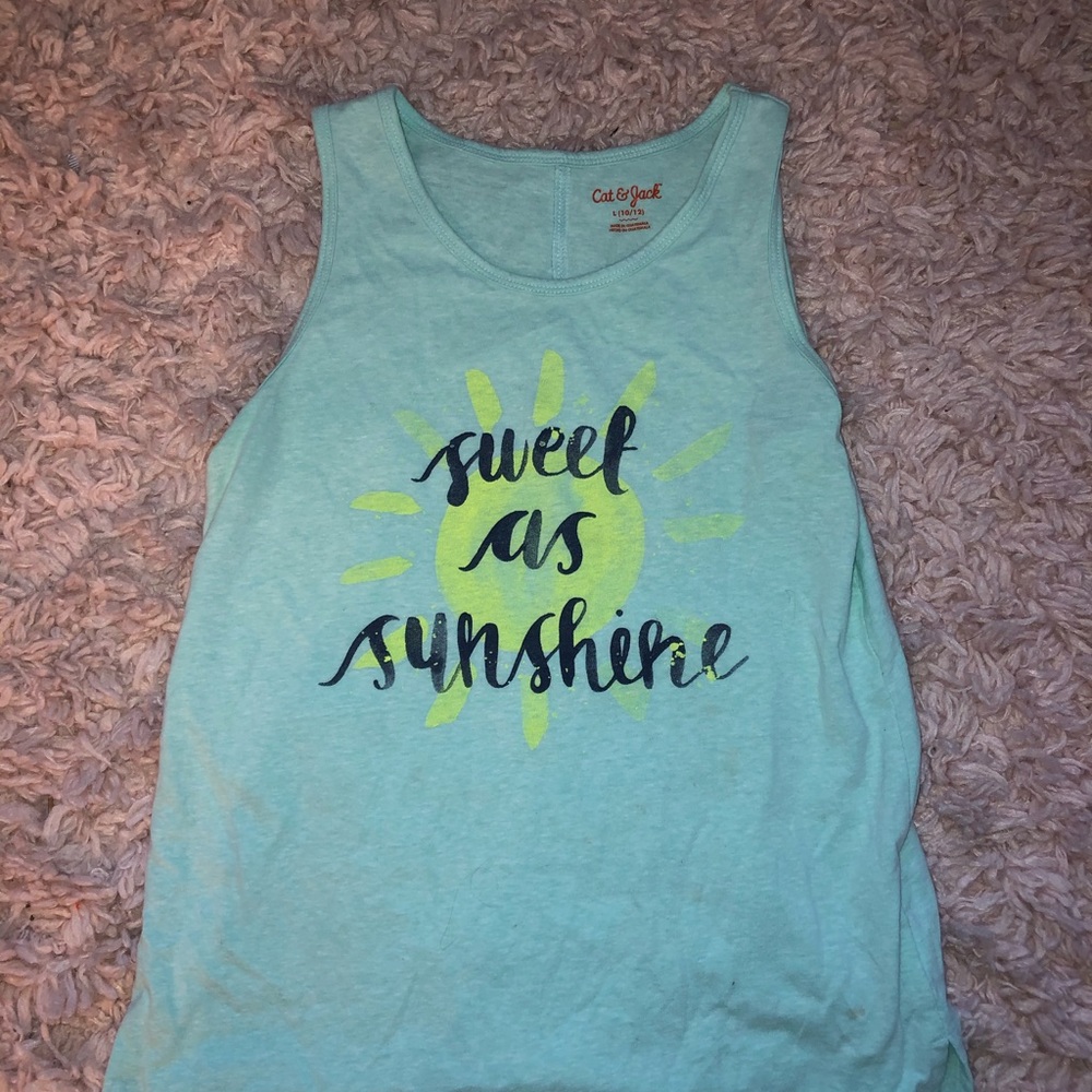 Blue tank top